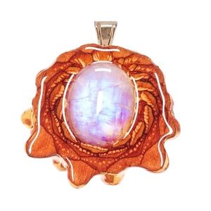 Third Eye pinecone necklace